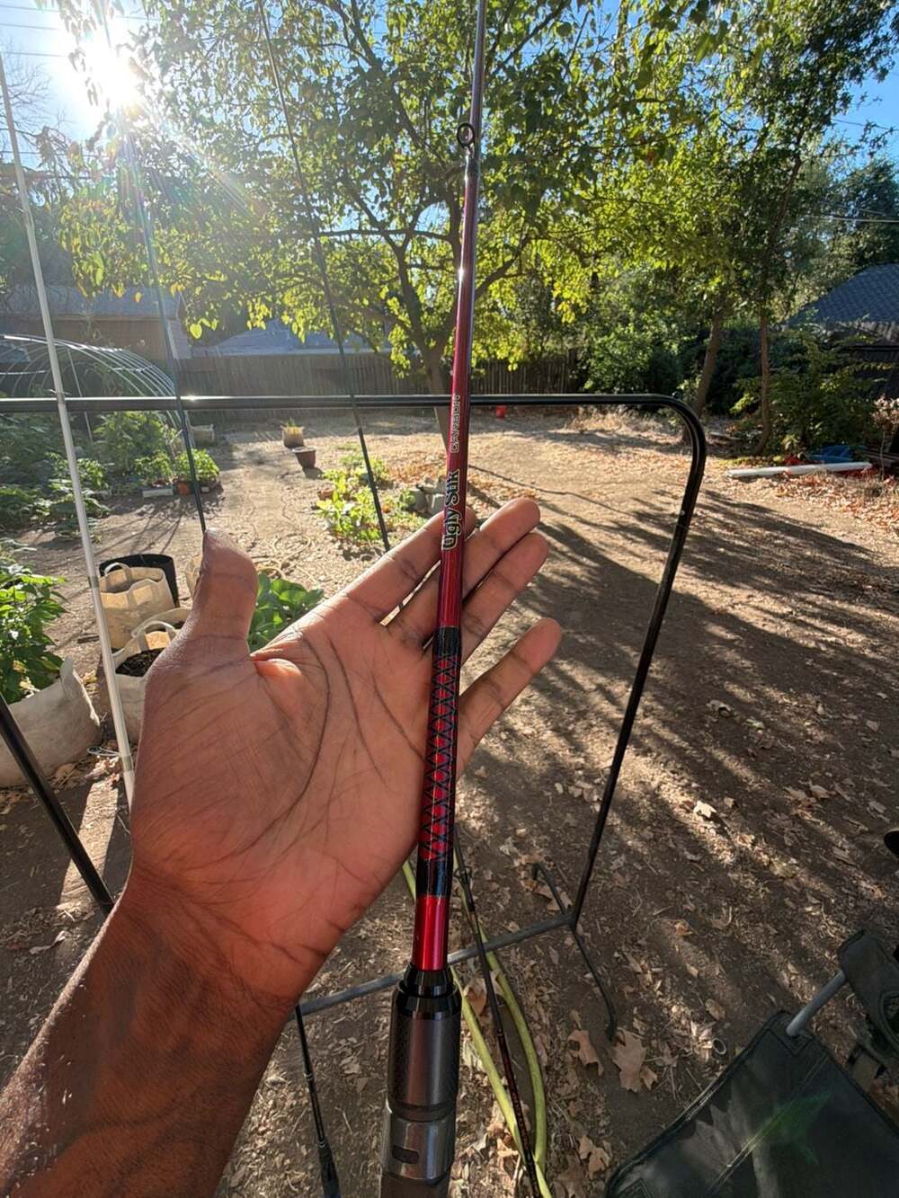 Ugly Stik Carbon Casting Fishing Rod 7'0" Medium Fast USCBCA701M - Picture 3 of 3